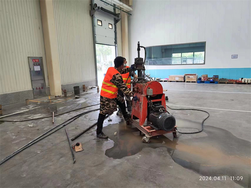 庄浪厂房地面下沉塌陷注浆加固施工